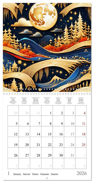 Moonlight miracle (CALVENDO Monthly Calendar 2026)