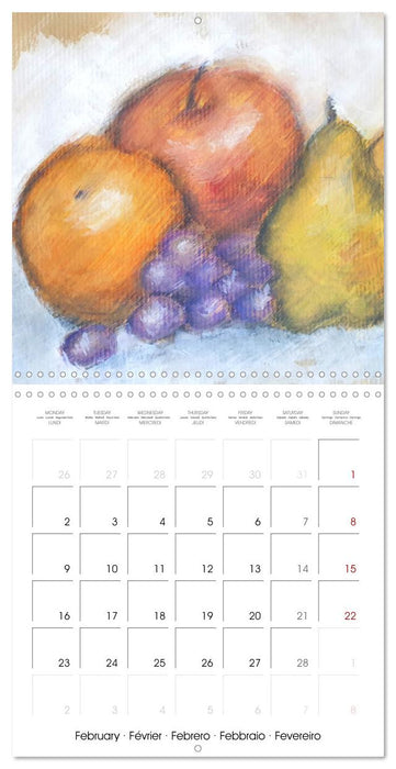 Calm moments in painted still lifes (CALVENDO Monthly Calendar 2026)