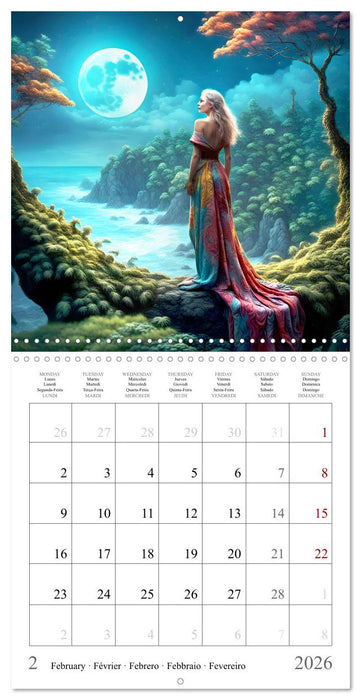 Nuits exotiques (CALVENDO Calendrier mensuel 2026)