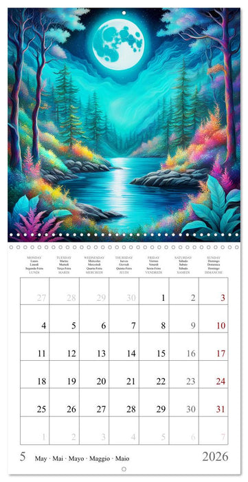 Nuits exotiques (CALVENDO Calendrier mensuel 2026)