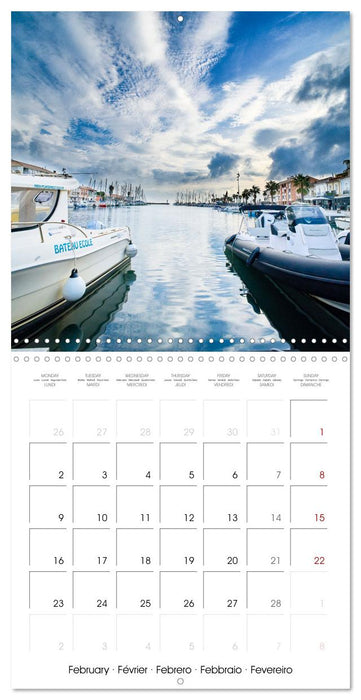 E´tang de Thau en Me´diterrane´e (CALVENDO Calendrier mensuel 2026)