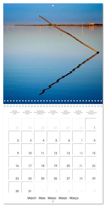 E´tang de Thau en Me´diterrane´e (CALVENDO Calendrier mensuel 2026)