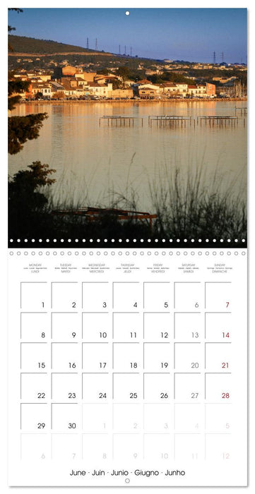 E´tang de Thau en Me´diterrane´e (CALVENDO Calendrier mensuel 2026)