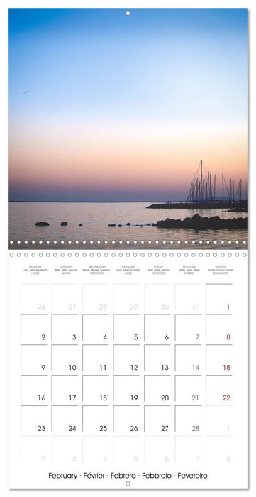 Méditerranée - L'étang de Thau (CALVENDO Calendrier mensuel 2026)