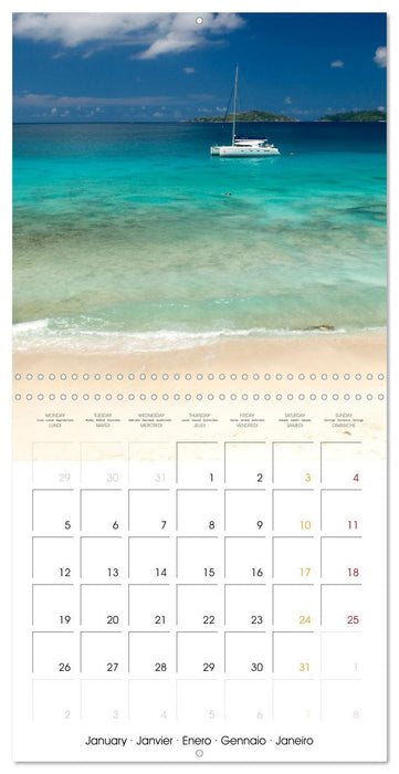 Seychelles The granite islands (CALVENDO Monthly Calendar 2026)