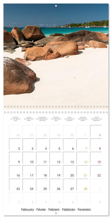 Seychelles The granite islands (CALVENDO Monthly Calendar 2026)