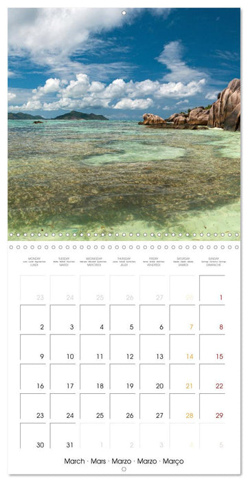 Seychelles The granite islands (CALVENDO Monthly Calendar 2026)
