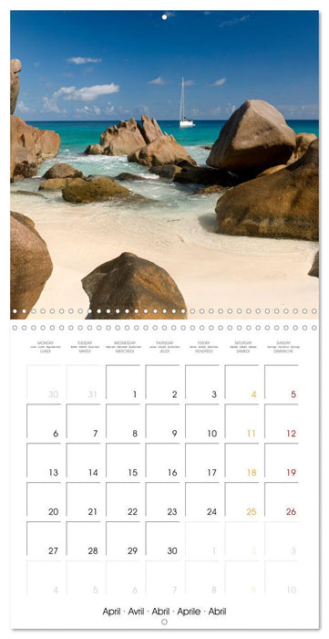 Seychelles The granite islands (CALVENDO Monthly Calendar 2026)