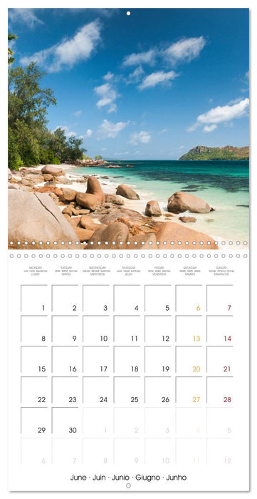 Seychelles The granite islands (CALVENDO Monthly Calendar 2026)