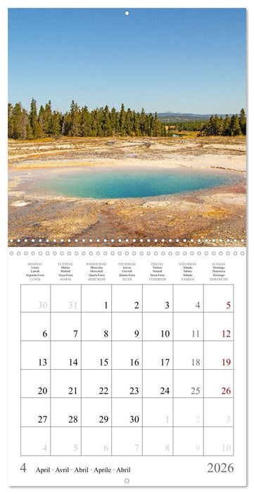 A Journey Through the Landscapes of the American West (CALVENDO Monthly Calendar 2026)