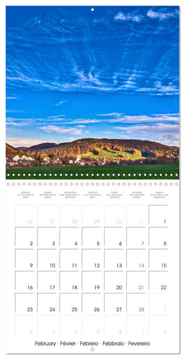 Les paysages d'Allemagne (CALVENDO Calendrier mensuel 2026)