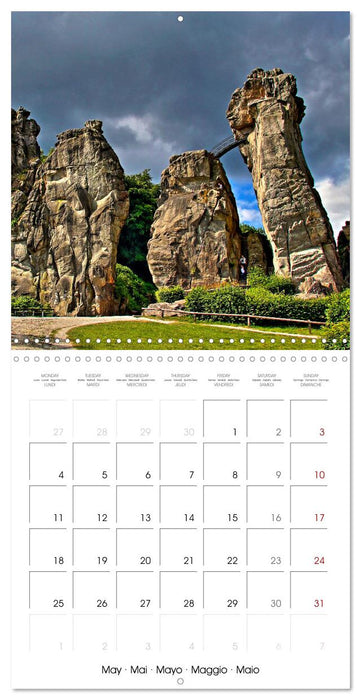 Les paysages d'Allemagne (CALVENDO Calendrier mensuel 2026)