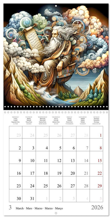 Spécialistes spirituels (CALVENDO Calendrier mensuel 2026)