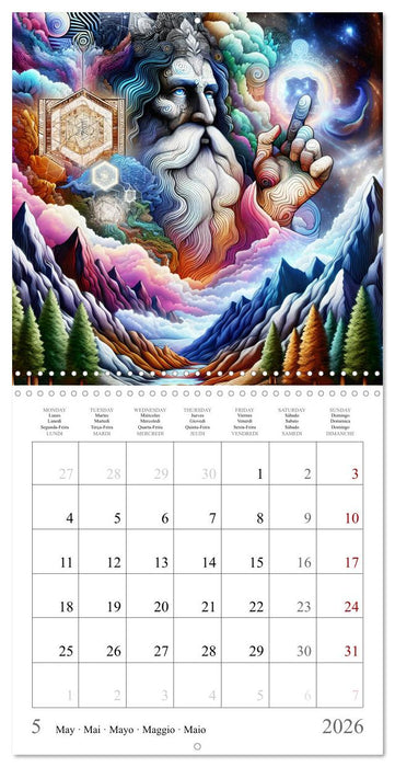 Spécialistes spirituels (CALVENDO Calendrier mensuel 2026)