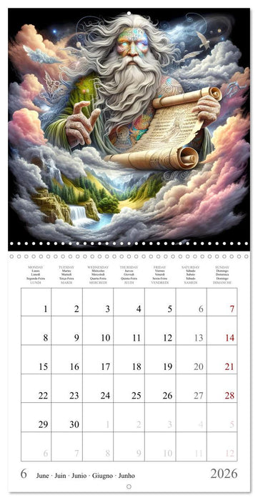 Spécialistes spirituels (CALVENDO Calendrier mensuel 2026)