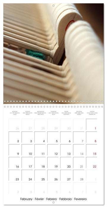 Moments de Piano (CALVENDO Calendrier mensuel 2026)