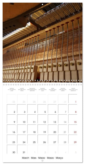 Moments de Piano (CALVENDO Calendrier mensuel 2026)