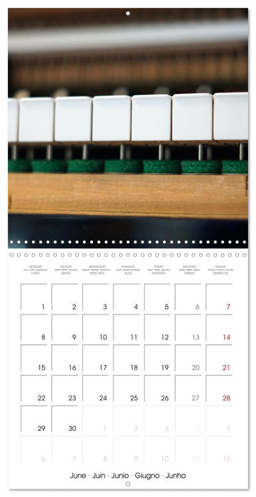 Moments de Piano (CALVENDO Calendrier mensuel 2026)