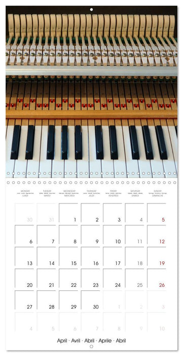 Piano Moments (CALVENDO Monthly Calendar 2026)