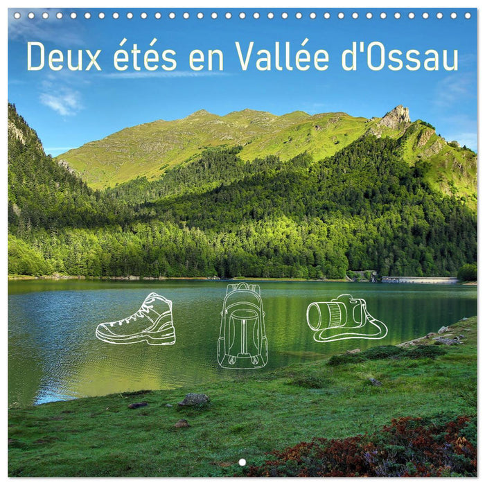 Deux étés en Vallée d'Ossau (CALVENDO Calendrier mensuel 2026)