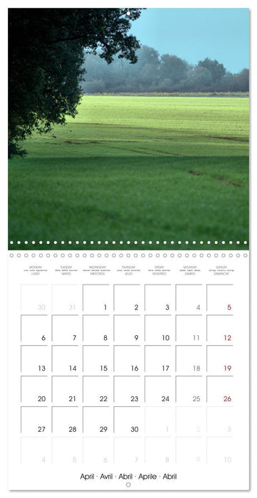 Les couleurs de la Vienne (CALVENDO Calendrier mensuel 2026)