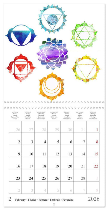Your personalised yoga planner (CALVENDO Monthly Calendar 2026)
