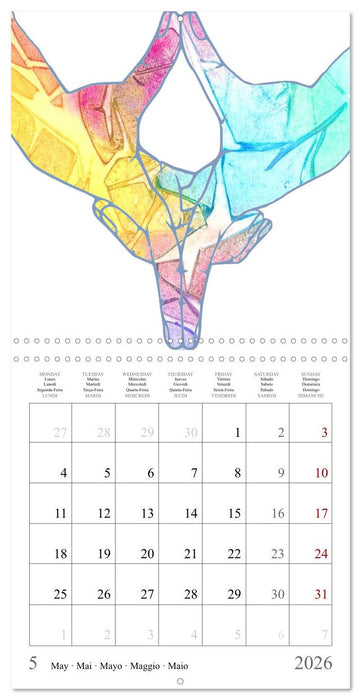 Your personalised yoga planner (CALVENDO Monthly Calendar 2026)