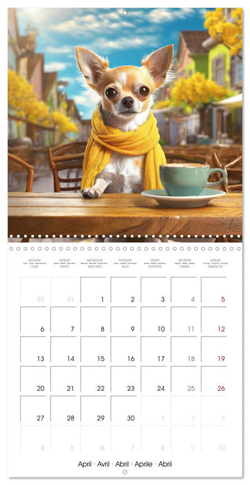Chilling Chihuahuas (CALVENDO Monthly Calendar 2026)