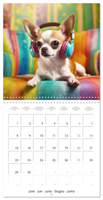 Chilling Chihuahuas (CALVENDO Monthly Calendar 2026)