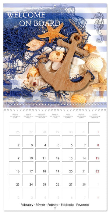 Life is better at the sea (CALVENDO Monthly Calendar 2026)
