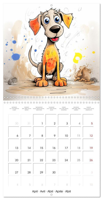 Mischievous dogs (CALVENDO Monthly Calendar 2026)