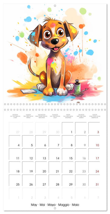 Mischievous dogs (CALVENDO Monthly Calendar 2026)