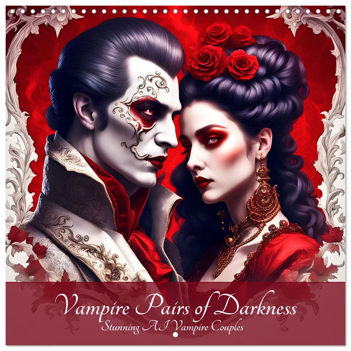 Vampire Pairs of Darkness (CALVENDO Monthly Calendar 2026)