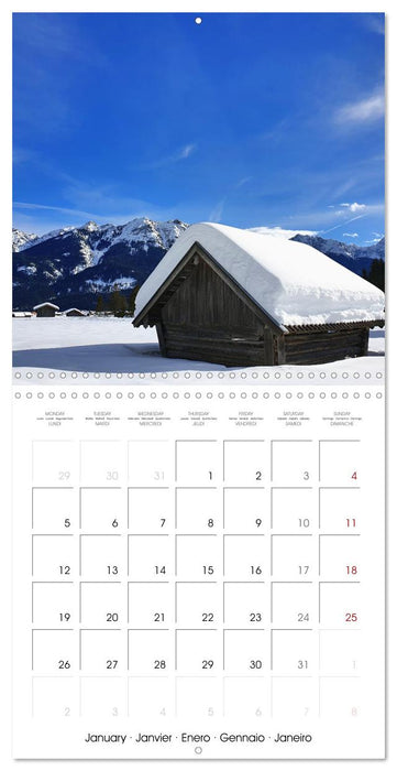 Dreamlike landscapes in Upper Bavaria (CALVENDO Monthly Calendar 2026)