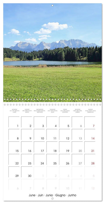 Dreamlike landscapes in Upper Bavaria (CALVENDO Monthly Calendar 2026)