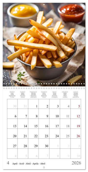 Classic AI potato dishes (CALVENDO Monthly Calendar 2026)
