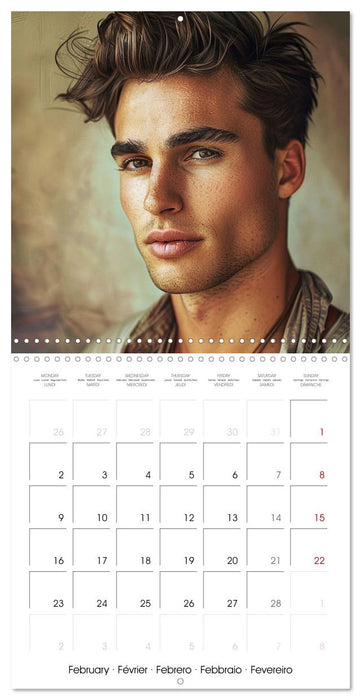 Men with irresistible charm (CALVENDO Monthly Calendar 2026)