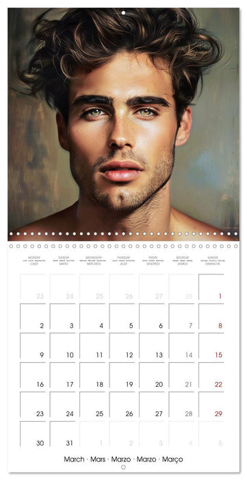 Men with irresistible charm (CALVENDO Monthly Calendar 2026)