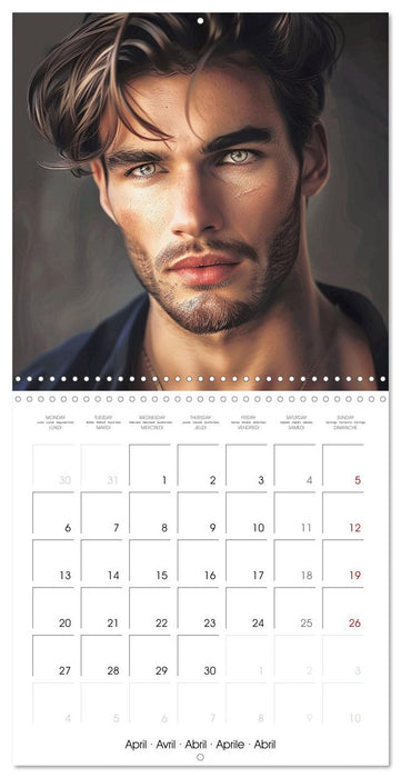 Men with irresistible charm (CALVENDO Monthly Calendar 2026)