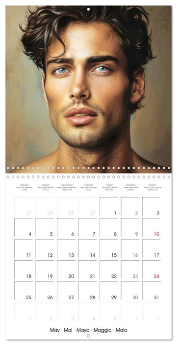 Men with irresistible charm (CALVENDO Monthly Calendar 2026)