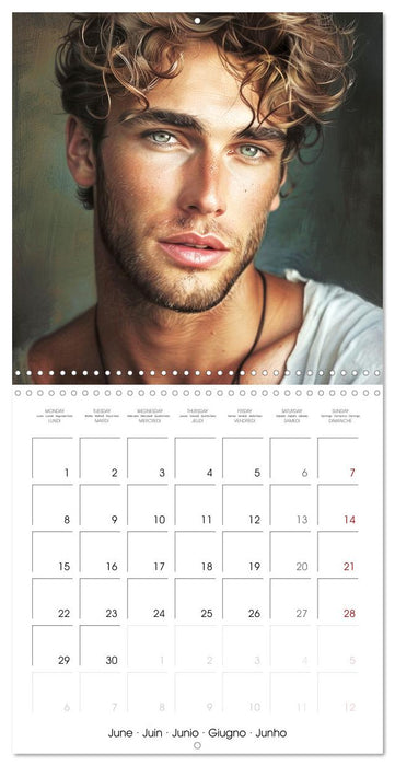 Men with irresistible charm (CALVENDO Monthly Calendar 2026)