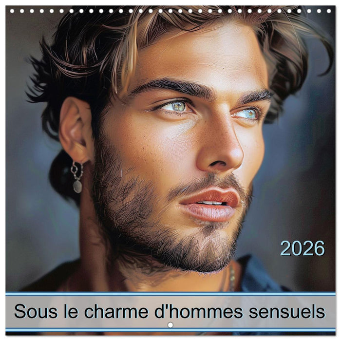 Sous le charme d'hommes sensuels (CALVENDO Calendrier mensuel 2026)