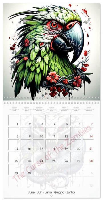 The curse of the zombies (CALVENDO Monthly Calendar 2026)