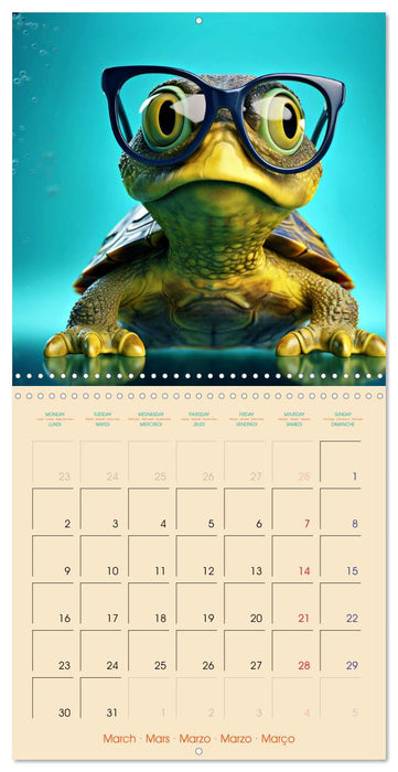 I see you - Animals with glasses (CALVENDO Monthly Calendar 2026)
