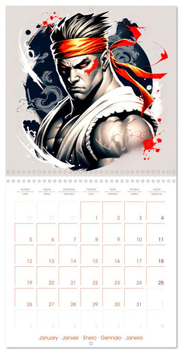 Streetfighters (CALVENDO Monthly Calendar 2026)