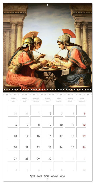 Scenes of Ancient Greece (CALVENDO Monthly Calendar 2026)