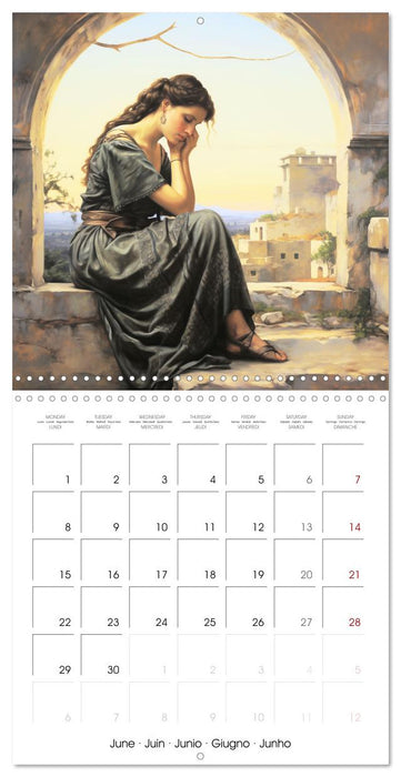 Scenes of Ancient Greece (CALVENDO Monthly Calendar 2026)