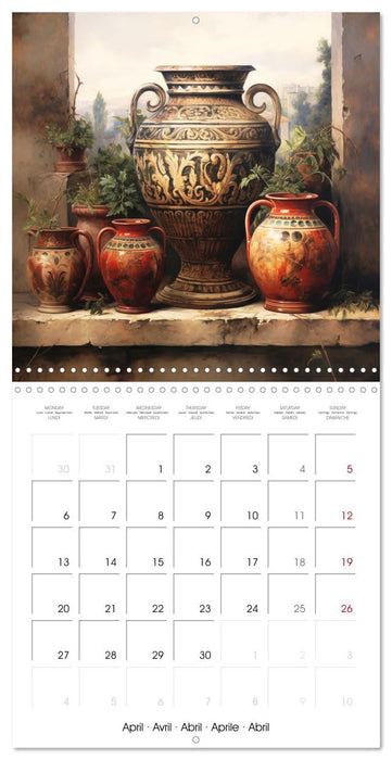 Splendeurs de la Grèce Antique (CALVENDO Calendrier mensuel 2026)
