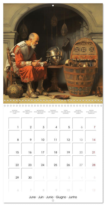 Splendeurs de la Grèce Antique (CALVENDO Calendrier mensuel 2026)