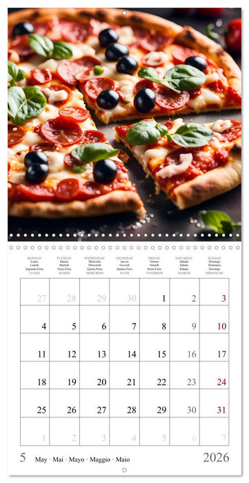 Flavors of Italy - A culinary AI journey (CALVENDO Monthly Calendar 2026)